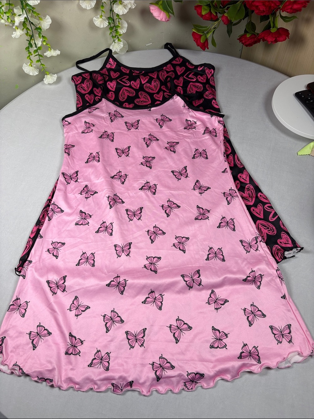 Women’s Pink Butterfly Sleep Chemise - Brand